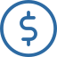 ícone moeda e símbolo de dinheiro