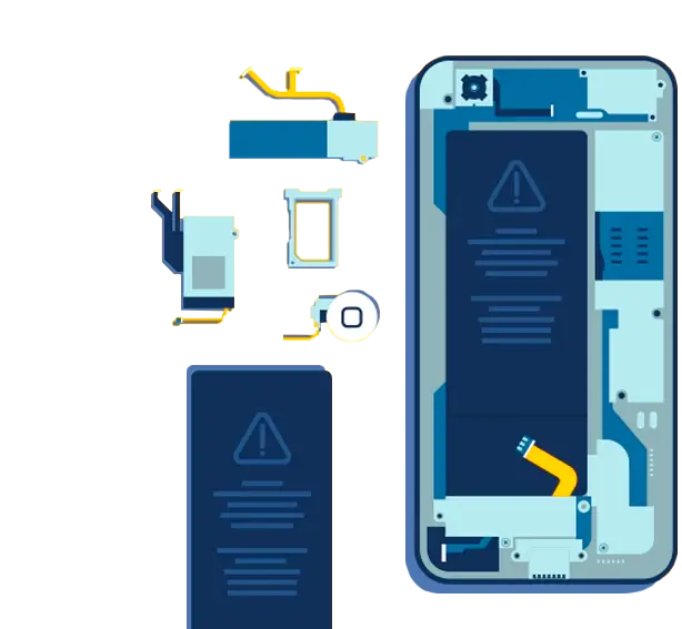 Slide Reparo em Placa de iPhone